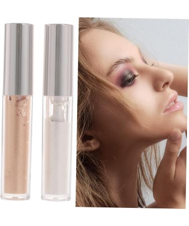 Mikinona 2pcs Liquid Eyeshadow Highlighter Women Glitter Eyeshadow Shimmer Eyeshadow Miss Brighten Cosmetics - Buy Online on GoSupps.com