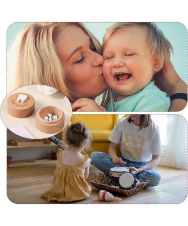 LUTER 3D Wooden Tooth Fairy Box - Cute Keepsake Tooth Holder for Boys and Girls - Buy Online on GoSupps.com