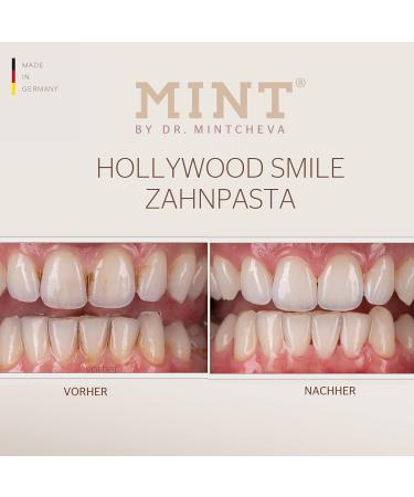 Buy Mint Hollywood Smile Whitening Toothpaste 85ml | Vegan & Fluoride-Free | Dr. Mintcheva's Ultra Polish Technology for Effective Home Tooth Whitening - Buy Online on GoSupps.com