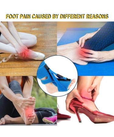 Tbusingoto Plantar Fasciitis Night Rail - Adjustable Brace for Plantar Fasciitis Relief & Achilles Tendon Inflammation - Buy Online on GoSupps.com