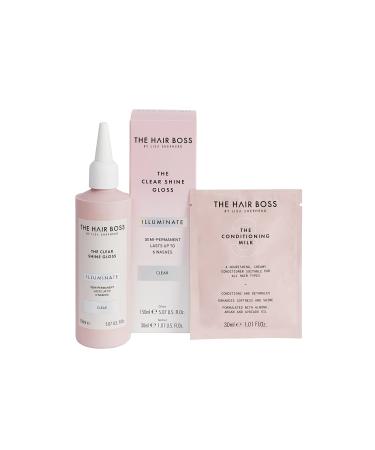 THE HAIR BOSS BY LISA SHEPHERD Clear Shine Gloss Semi-Permanent Hair Treatment for 6 Washes 150ml