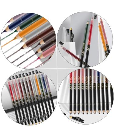 Mikinona 12pcs Lip Liner Eyeliner Waterproof Eyebrow Pencil Eyebrow Liner Plastic Makeup Pen Water Proof - Buy Online on GoSupps.com