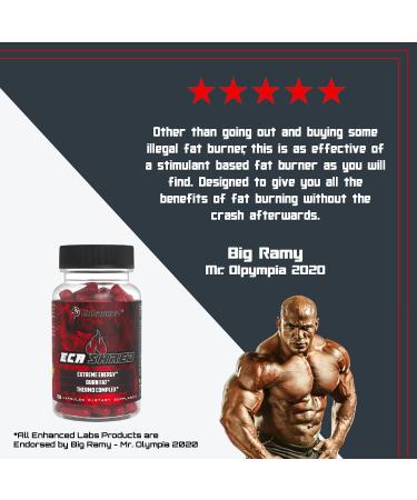 Enhanced Labs ECA Shred Fat Burner - Powerful Weight Loss Pills with Appetite Suppressant & Energy Booster - 30 Servings - Buy Online on GoSupps.com