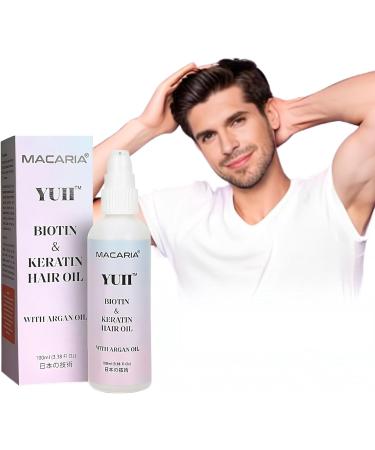 Macaria Herbal Pvt ltd Yuii Biotin hair Oil for frizzy hair and shine - Buy Online on GoSupps.com