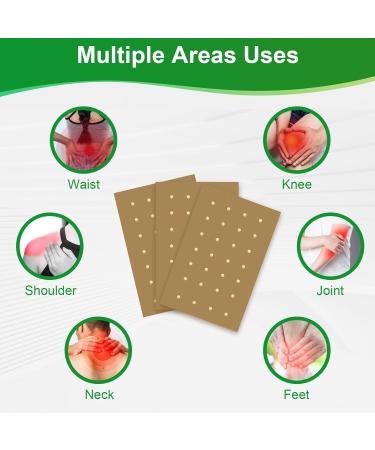 MYMULIKE Heat Patches Herbal Plaster Maximum Strength Joint Patches - 60 Count - Buy Online on GoSupps.com