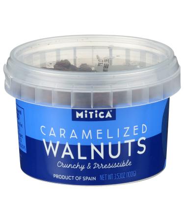 Mitica, Walnuts Caramelized Prepacked, 3.53 Ounce
