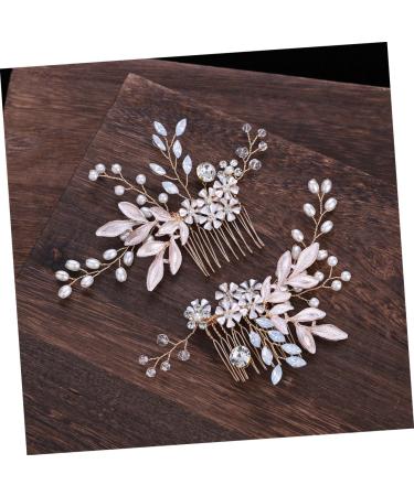 Beaupretty Wedding womens hair clips hair barrettes for women rhinestone hair clips crystal hair clips hair claw clips for women wedding hair clip crystal headpiece vintage bride Crystal - Buy Online on GoSupps.com