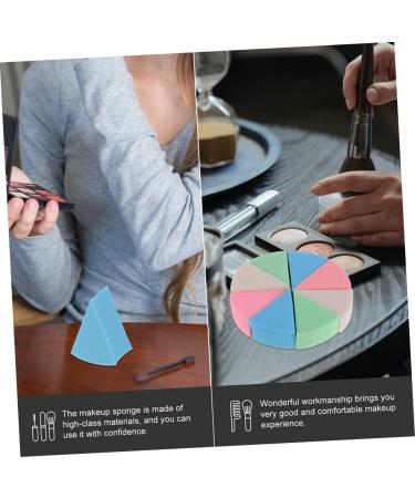 FRCOLOR 9 Sets Triangular Makeup Sponge Puffs - Wedge Shape Cosmetic Tools for Women - Perfect for Foundation & Loose Powder Application - Buy Online on GoSupps.com