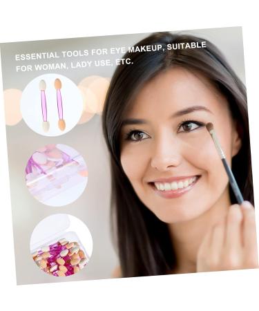 Beavorty 100pcs Double Ended Eyeshadow Brush Eye Makeup Disposable Makeup Disposable Eye Makeup Eye Shadow Sponge Applicator Disposable Eyeshadow Applicator Tool - Buy Online on GoSupps.com
