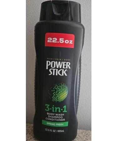 Hair skin Body power stick 3-in-1 Body wash shampoo conditioner Spring Fresh