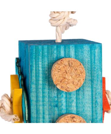 HappyBird Happy Unicorn Shredding Toy for Parakeets & Small Parrots | Eco-Friendly Chewing Toy International Shipping Available - Buy Online on GoSupps.com