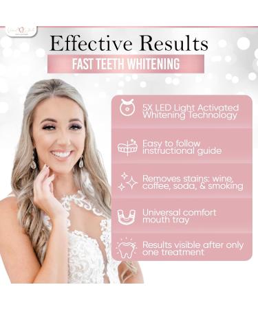 Teeth Whitening Kit - LED Light Accelerator & 35% Carbamide Gel for Sensitive Teeth | Instant Tooth Whitener - Buy Online on GoSupps.com
