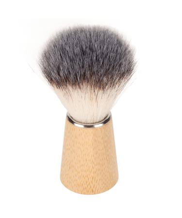 Men's razor foam brush portable neck dust brush with wooden handle quickly drying mustache cleaning brush beard cleaning tool for home and hairdressing salon