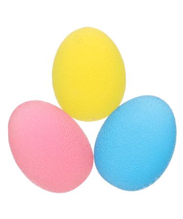 Anneome 3 piece of handle ball massage roller Ball fitness scooter muscle scooter Hand massage device Fitnessball YogaBall Massageball Egg -shaped ball hand massage roller