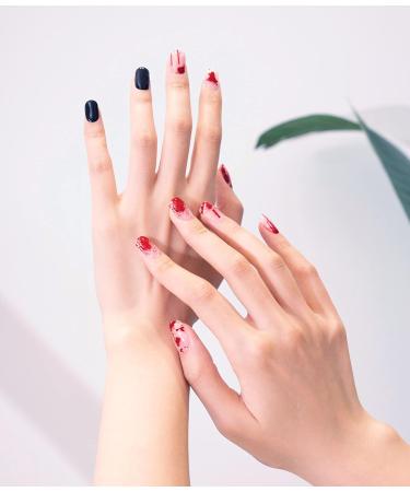 DANNI & TONI 28 Stickers Semi Cured Nail Wraps - Crime Scene Gel Nail Polish Strips - Buy Online on GoSupps.com