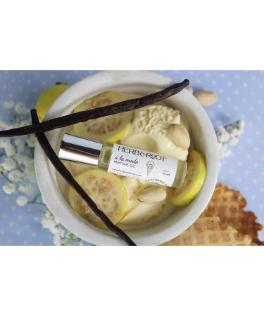 Herb & Root A La Mode Perfume Oil | Notes of Pistachio Vanilla Sea Salt Caramel | Gourmand Fragrance| Vegan Phthalate Free Cruelty Free Long-Lasting - Buy Online on GoSupps.com