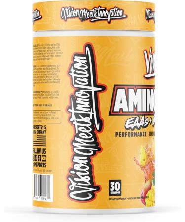 Aminogex Ultra | BCAA Powder | Amino Acids + Betaine and Glutamine | Amino Acid Post Workout Recovery Drink | Intra Workout Drink with Electrolytes | (30 Servings) (Tropical Mango, 18.2 ounces) - Buy Online on GoSupps.com
