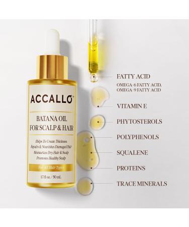 Batana Hair Growth Oil: Natural Scalp Treatment & Split Hair Solution - Thickening with Pumpkin Seed & Jojoba Oil 1.7 Oz - Buy Online on GoSupps.com