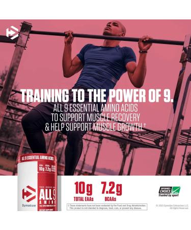 Dymatize All 9 Amino - Orange Cranberry | 30 Servings - Essential Amino Acids for Muscle Recovery - Buy Online on GoSupps.com
