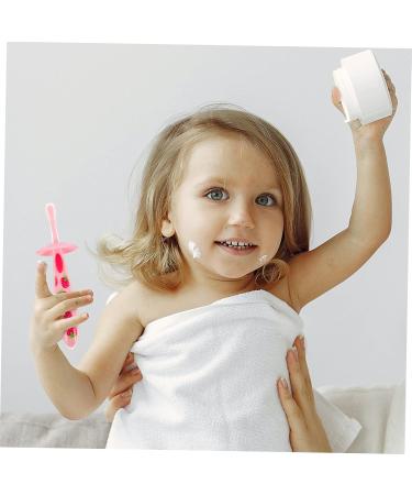 Minkissy 3-Pack Toddler Toothbrush Molar Toy - Pink Silicone Cleaning Brush & Massage Tool - Safe Food-Grade Accessories for Travel - Buy Online on GoSupps.com