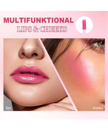 EONFAVE Pink Lip Serum magical color change moisturizing lip oil and ink pink care essence - Buy Online on GoSupps.com