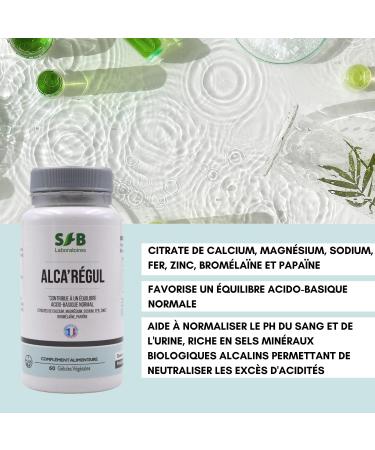 SFB Laboratoires - Alca'r gul - Acido-Basic Balance - 60 vegetable capsules - Buy Online on GoSupps.com