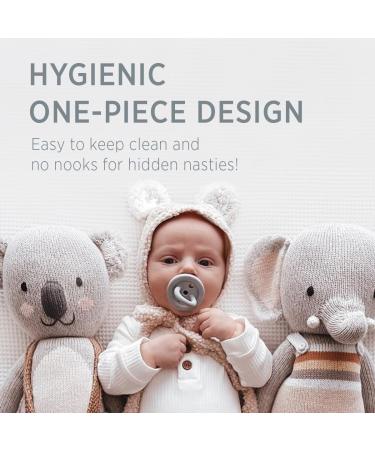 BumiB b Round Pacifiers for 0-3 Months | Sky Blue Pack of 2 | International Shipping - Buy Online on GoSupps.com