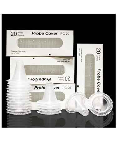 Disposable Ear Thermometer Probe Covers - 100pcs Upgraded Version Thermometers Lens Filters Refill Caps for All Braun Thermometer Digital Thermometer Protective Cover for Baby Adults Kids Infant 100 pcs
