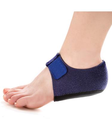 Welnove 2PCS Heel Protectors, Heel Sleeves Pads, Heel Pads Cushion, Heel Support for Relieving Heel Pain from Plantar Fasciitis - Heel Spur -Tendinitis- Cracked Heels