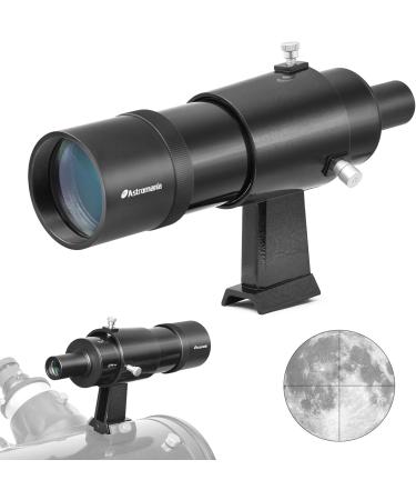 Astromania 9x50 Finder Scope, Black  Multi-Coated Altazimuth Mount