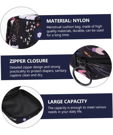 Buy Gleavi 3-Pack Aunts Towel-Keeping Bags | Stylish Wallets for Girls - Ideal for Period Pads ID Money and Diapers - Perfect Zip Pocket Nylon Bags - Buy Online on GoSupps.com