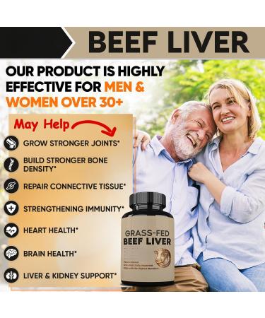 Foie de b uf s ch nourri l'herbe - Fournit de l' nergie - Renforce les d fenses naturelles et soutient la sant globale - Sans hormones ni produits chimiques - Buy Online on GoSupps.com