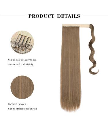 Buy Cybelleza Clip-In Ponytail Extensions - Heat Resistant Ash Blonde & Dirty Blonde - Realistic Long Hair Braid at Affordable Prices - Buy Online on GoSupps.com