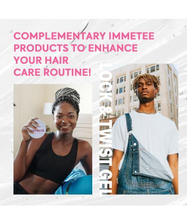 Immetee Twist and Lock Gel 200g - Frizz Control Hair Styling Gel for Men and Women - Braiding Gel with Brush - Buy Online on GoSupps.com