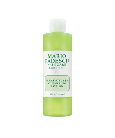 Mario Badescu Keratoplast Cleansing Lotion Toner - Soothing & Rejuvenating Skin Care Face Toner with Aloe Vera Unscented 8 Fl Oz (Pack of 1)