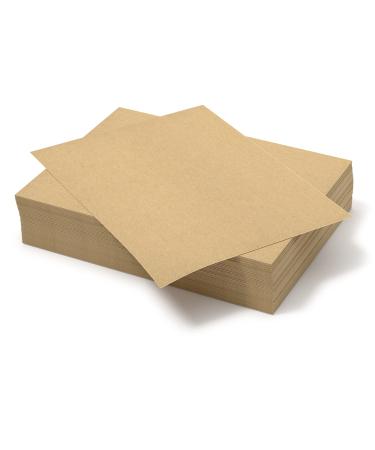 Chipboard Sheets 8.5" x 11" - 100 Sheets of 22 Point Chip Board for Crafts - This Kraft Board is a Great Alternative to MDF Board and Cardboard Sheets - Buy Online on GoSupps.com