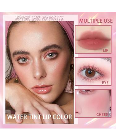 6 Colors Lip Glaze Stain Tint Set - Long Lasting Water Matte Lip Kit - Buy Online on GoSupps.com