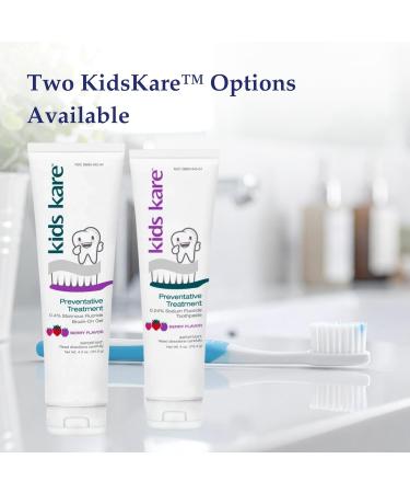 Kids Kare 0.24% Neutral Sodium Fluoride Toothpaste Berry Flavor 4 oz. Tube 4 Ounce (Pack of 1) - Buy Online on GoSupps.com