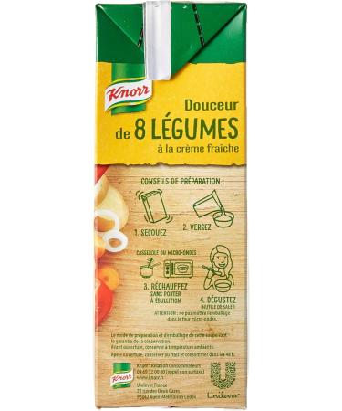 Knorr Sweet Soup of 8 Vegetables with Fresh Cream 1L - Buy Online on GoSupps.com
