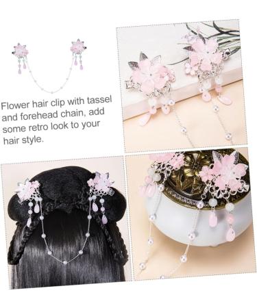 SKISUNO Children's Headgear Tassel Barrette Chinese Tassel Hair Clips Tassel Flower Hairpin Dangle Tassel Hair Clip Chinese Tassel Hairpin Tassel Flower Hair Clip Dangle Tassel Hairpin - Buy Online on GoSupps.com