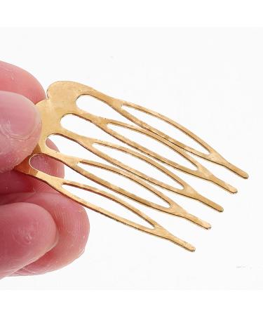 Beaupretty 5 Teeth Hair Side Comb Metal Side Hair Combs French Twist Updo Clip Wedding Bridal Veil Combs French Twist Hair Styling Tool Accessories - Buy Online on GoSupps.com