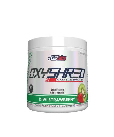EHPlabs OxyShred Thermogenic Pre Workout Powder & Shredding Supplement - Preworkout for Men & Women Sugar Free Energy Powder with 150mg of Caffeine - Kiwi Strawberry 60 Servings