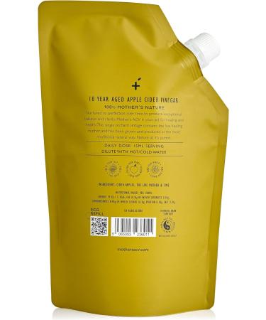 Raw Apple Cider Vinegar with Mother - 10 Year Aged, High Concentration - Keto Diet Suitable - 1.3L - Buy Online on GoSupps.com