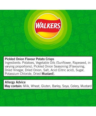 Walker Pickled Onion Crisps Multipack (6x25g) Pack Of 3 - Buy Online on GoSupps.com