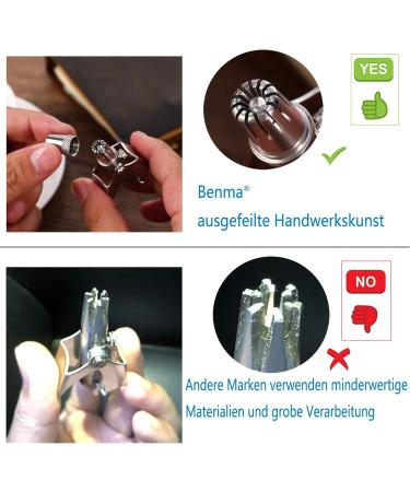 Nasal Hair Cutter & Trimmer | Stainless Steel Nose & Ear Trimmer for Men | Painless Washable Facial Hair & Eyebrow Trimmer - Buy Online on GoSupps.com