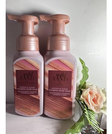 Bath & Body Works Gentle Foaming Hand Soap Wild Sand 8.75 Fl Oz 2 Pack