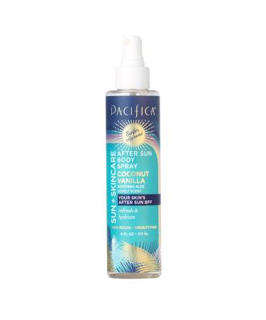 Pacifica Sun + Skincare After Sun Body Spray Coconut Vanilla 6 fl oz (177 ml)