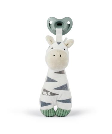 NUK Besties Pacifier Holder  Zebra Zebra 1 Pack