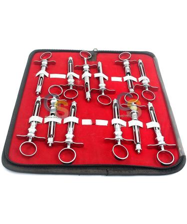 G.S Set of 12 PCS ASPIRATING Syringe