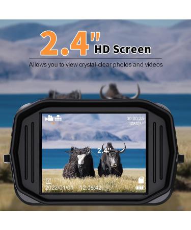 DSOON Mini Night Vision Goggles - HD 1080p, 984ft Viewing Range, 32G Card Included - Ideal for Hunting & Surveillance - Buy Online on GoSupps.com